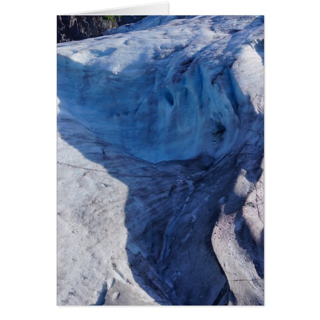 Cartão Sair das ondas do glaciar (Frente)