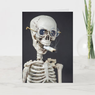 Cartão Sair de Parabéns de Fumagem