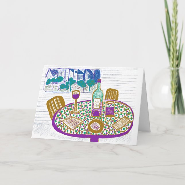 Cartão Sala com uma Vista (Frente)