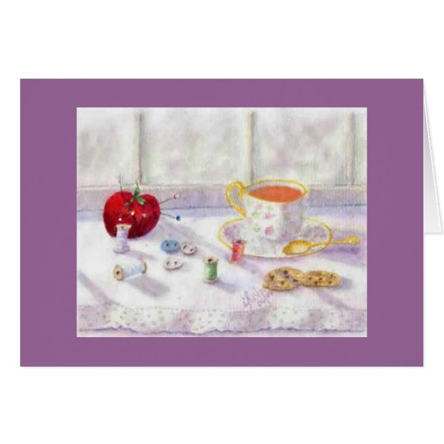 Cartão Sala de costura (Frente Horizontal)