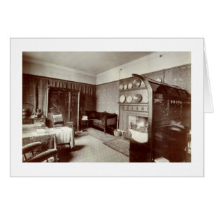 Cartão Sala de desenho, Kelmscott House, Londres, 1896 (f