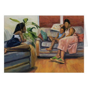 Cartão Sala de estar 2000 da sala de visitas