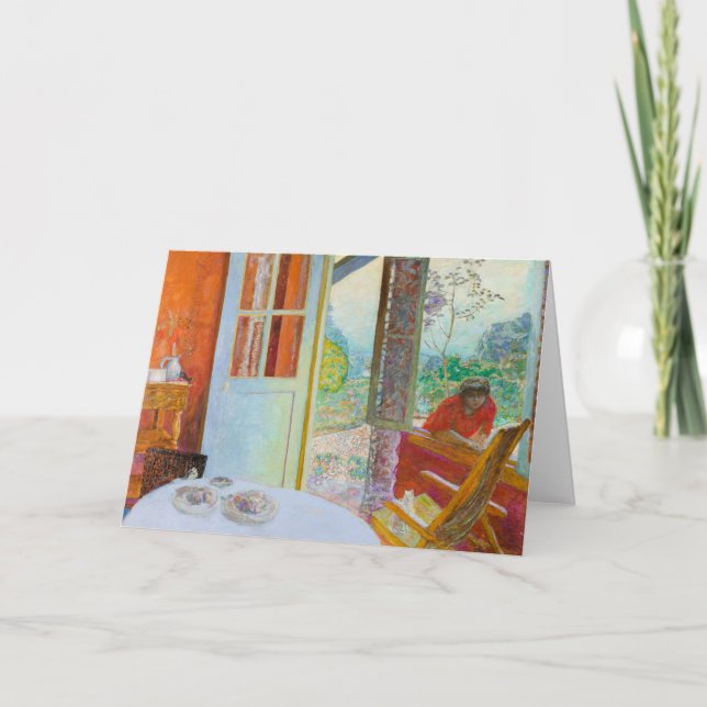 Cartão Sala de jantar no país | Paul Bonnard | (Frente)