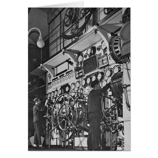 Cartão Sala do mecanismo (Frente)