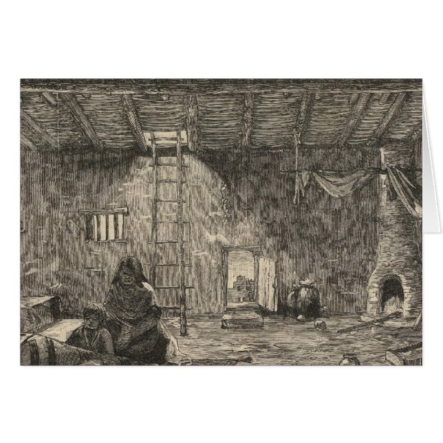 Cartão Sala em um pueblo (Frente Horizontal)