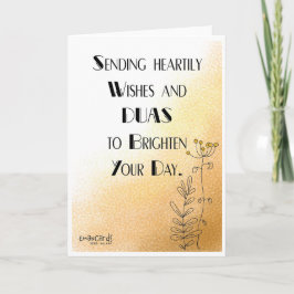 Cartão Salaam & Dua - Elegant