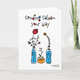 Cartão Salaam & Dua - Flowers