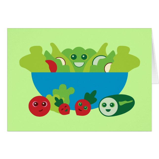 Cartão Salada (Frente Horizontal)