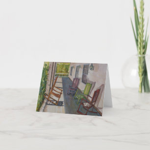 Cartão Salado Texas porch Greeting Card
