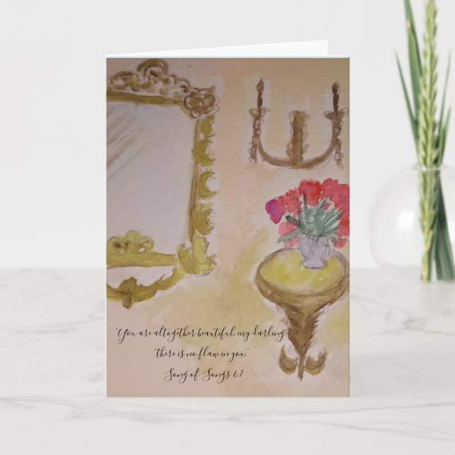 Cartão Salão de beleza francês (Frente)