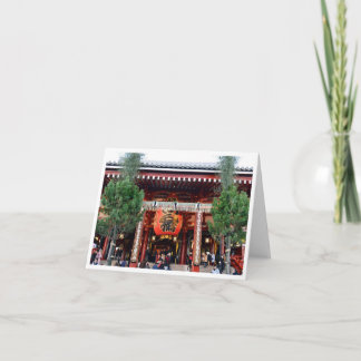 Cartão Salão Principal, Templo Senso-ji, Asakusa: Tóquio 