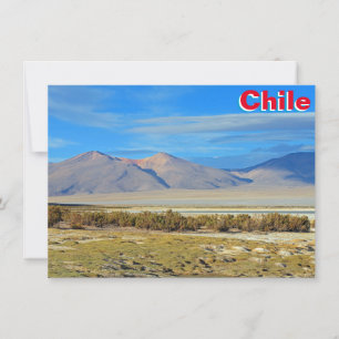 Cartão Salar del Huasco, Chile