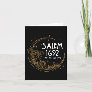Cartão Salem 1692 Eles Perderam Um Figurino No Halloween