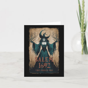 Cartão Salem 1692 Eles Perderam Uma Bruxaria Feminista de