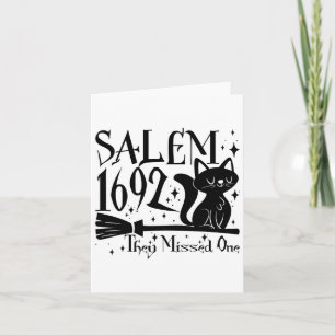 Cartão Salem 1692 Halloween Engraçado Eles Perderam Um Ga