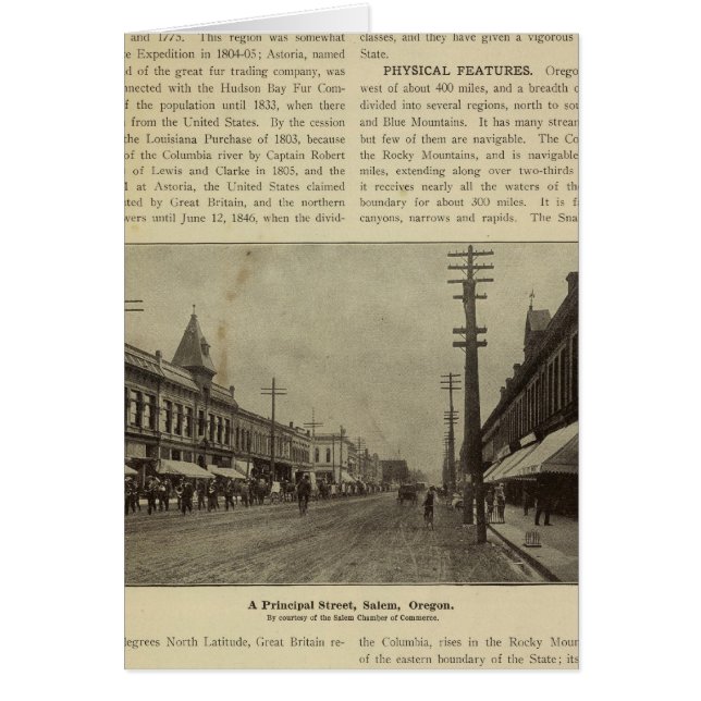 Cartão Salem, ou rua (Frente)