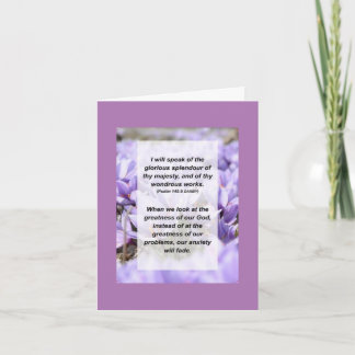 Cartão Salm 145:5 Falarei da gloriosa de suas mães