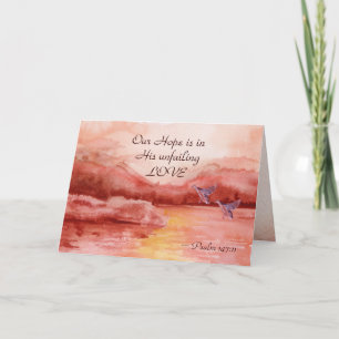 Cartão Salm 147:11 Nossa Esperança está em seu amor inaba