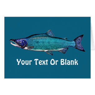 Cartão Salmão cianoico