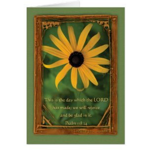 Cartão Salmo 118:24 Este é o dia