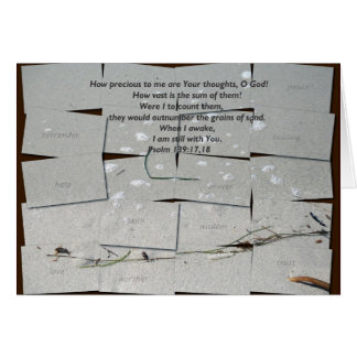 Cartão Salmo 139:17,18