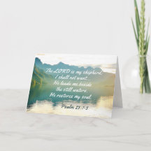 Salmo 23 1-3 Ele me leva ao lado de águas estática