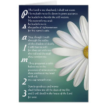 Salmo 23 - o SENHOR é meu pastor