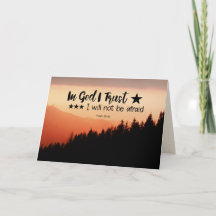 Salmo 56:4 Em Deus, eu acredito que não terei medo