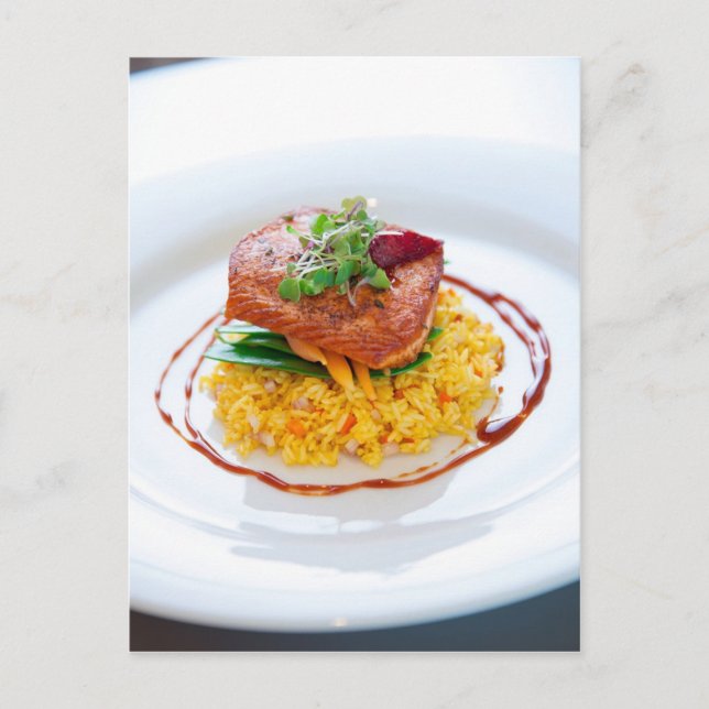 Cartão Salmon Seared (Frente)