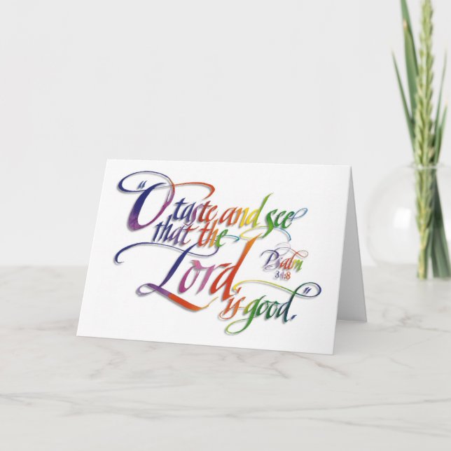 Cartão Salmos (Frente)