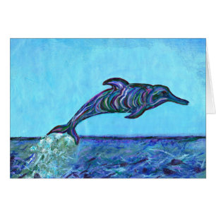 Cartão Salto de golfinhos