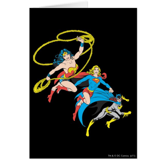 Cartão Salto de Superheroínas (Frente)