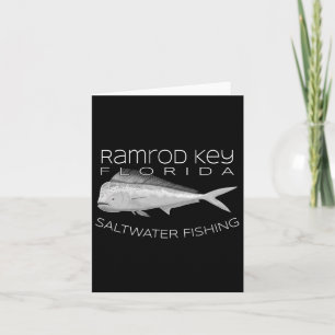 Cartão Saltwater Pesando No Mar Profundo Ramrod Key Flori