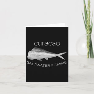 Cartão Saltwater Pesca Profunda Curaçao Mahi Mahi