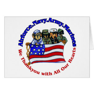 Cartão Salute às Tropas