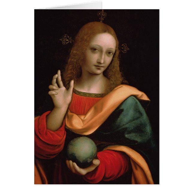 Cartão Salvador do mundo (Frente)