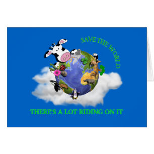 Cartão Salvar o mundo