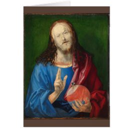 Cartão Salvator Mundi por Albrecht Durer