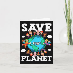 Cartão Salve Nossa Advocacia da Natureza Planeta Conscien