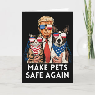 Cartão Salve Nossos Animais Vote Em Trump Trump Vance Ele