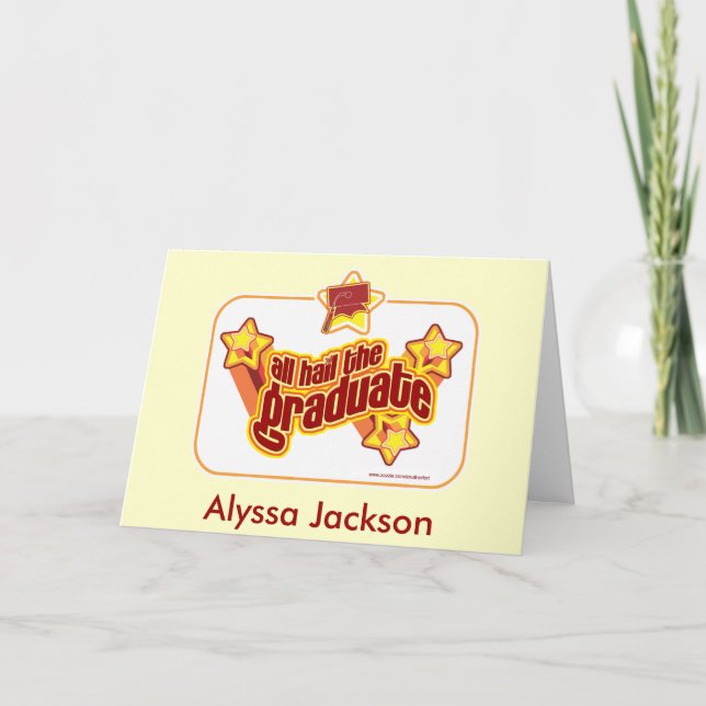 Cartão Salve o formando (Frente)