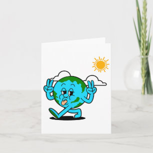 Cartão Salve O Planeta Do Ambiente Do Dia Da Terra