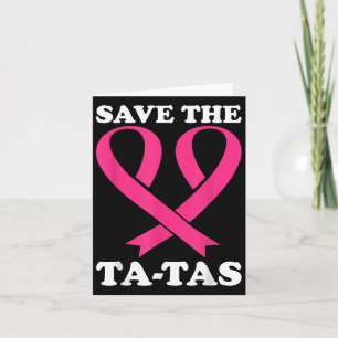 Cartão Salve Os Ta-tas! Sensibilização do Cancer da Mama