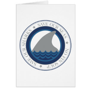 Cartão salvem nossos tubarões