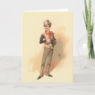 Cartão Sam Weller, por Kyd, do Dickens The Pickwick Paper