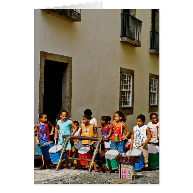 Cartão Samba de Rua (Frente)