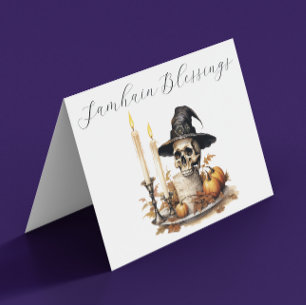Cartão Samhain Blessings Card