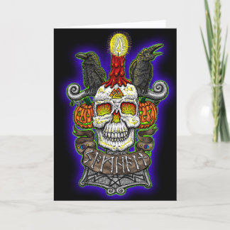 Cartão Samhain - Halloween