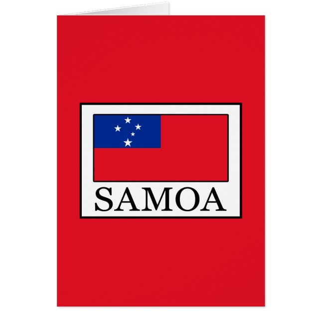 Cartão Samoa (Frente)