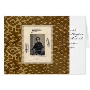 Cartão Samuel Coleridge-Taylor